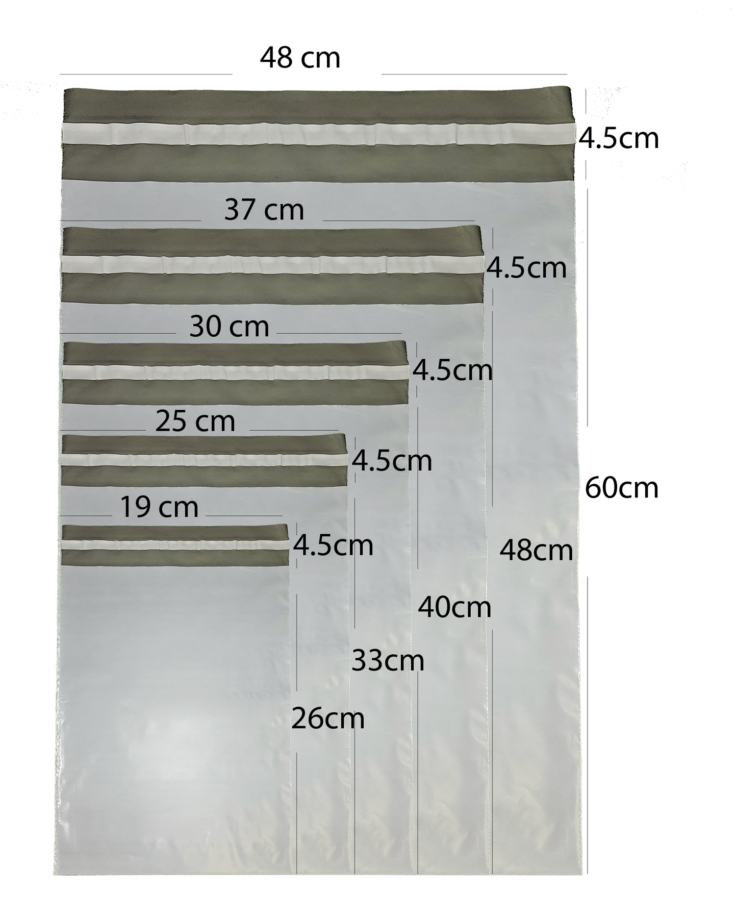 Bolsas para envíos - 48cm x 60cm